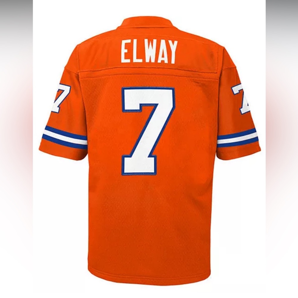 Mitchell & Ness Orange Throwback Jersey